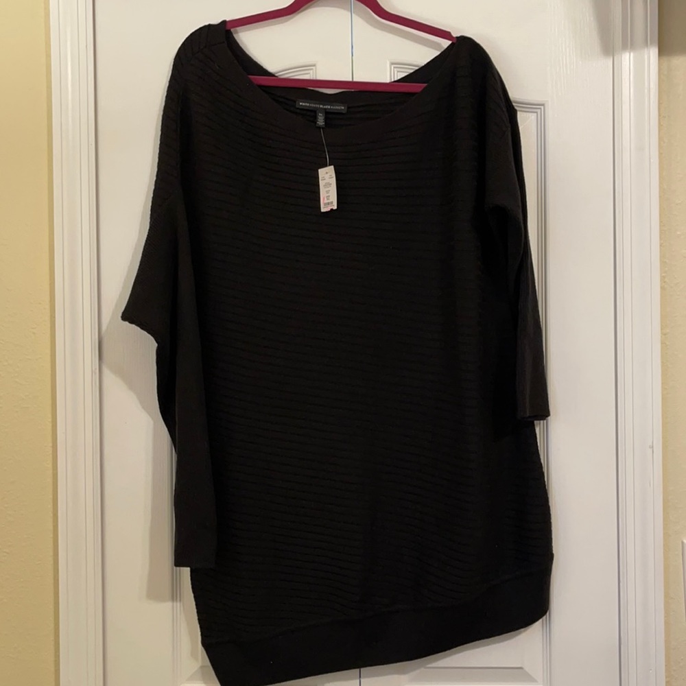 NWT WHBM Luxe Off-The-Shoulder Sweater